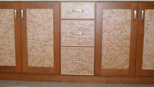 Cherry and Quilted Maple